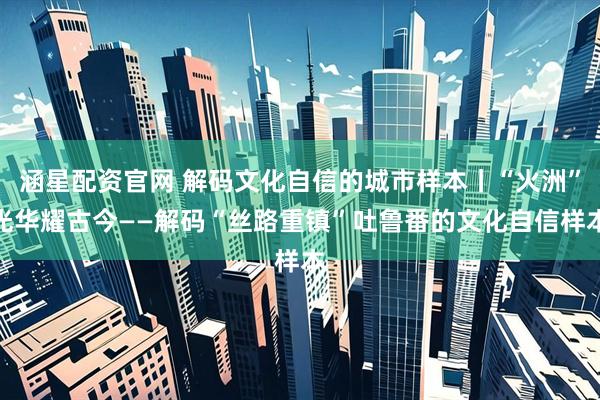 涵星配资官网 解码文化自信的城市样本丨“火洲”光华耀古今——解码“丝路重镇”吐鲁番的文化自信样本